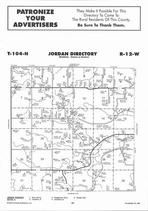 Jordan Township Directory Map, Fillmore County 2006